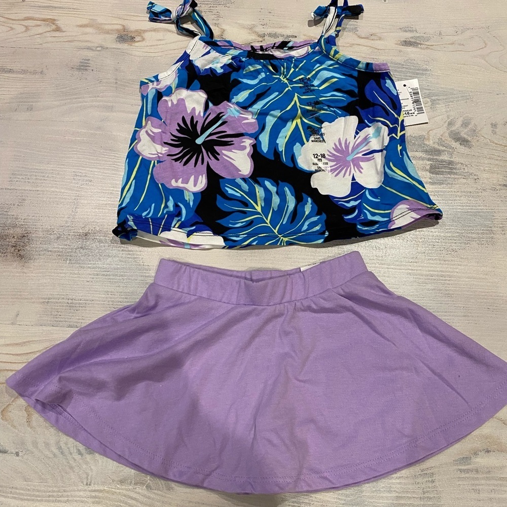 3 for $50 Children’s Place skirt set NWT 12-18M